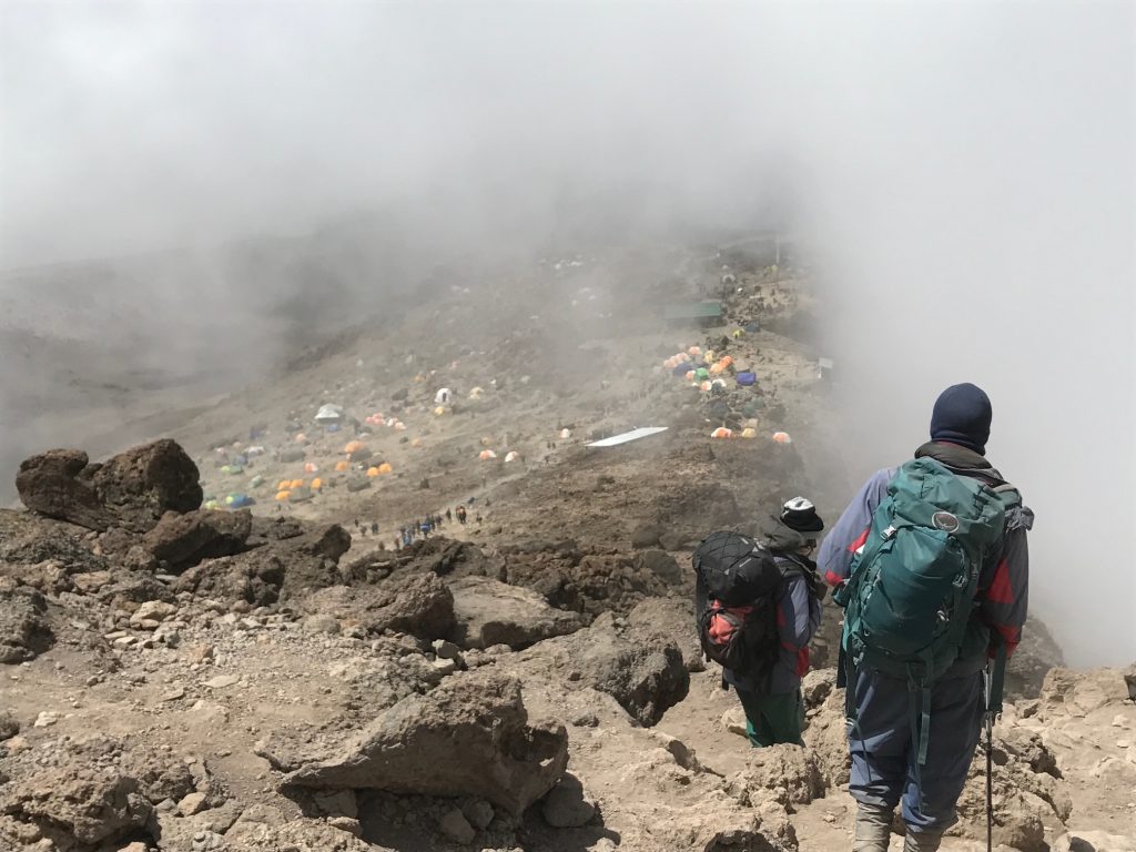 Back to Barafu Camp