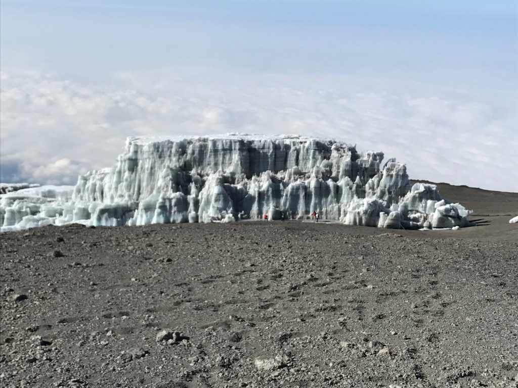 Glacier Next to Uhuru Peak