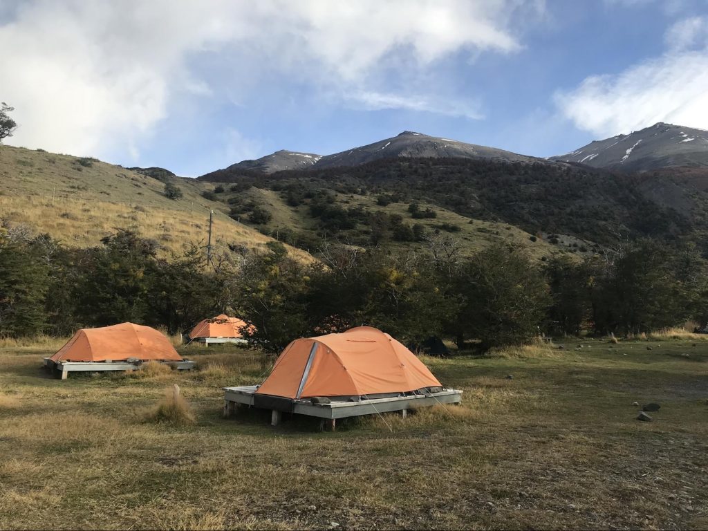 Camping at Refugio Central