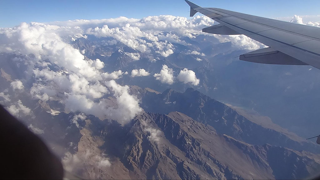 View of Chile From A Plane