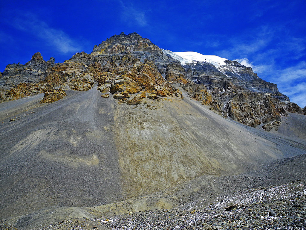 Colorful Thorong La Peak