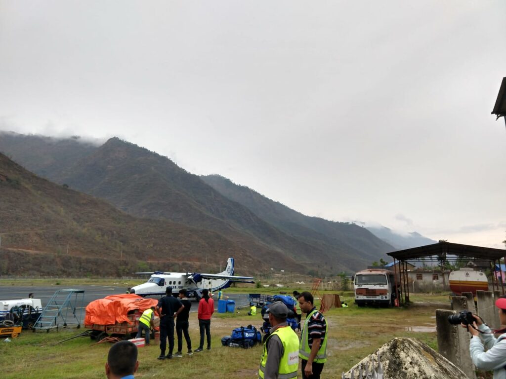 Cloudy weather in Ramechhap