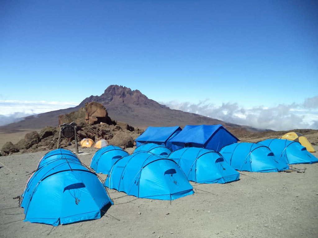 Black Diamond Tents Set-up at Camp